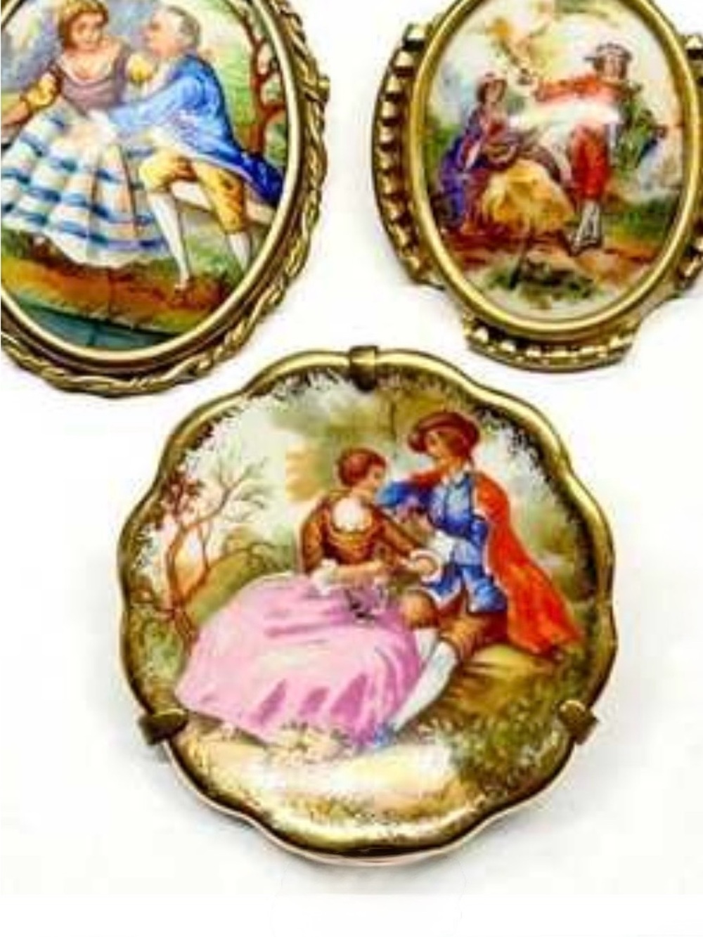 Oct 27 Vintage Portraits, Limoges Cameo